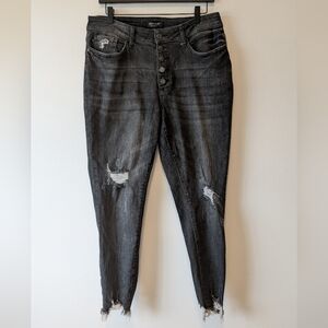 Judy Blue Button Fly Skinny Jeans